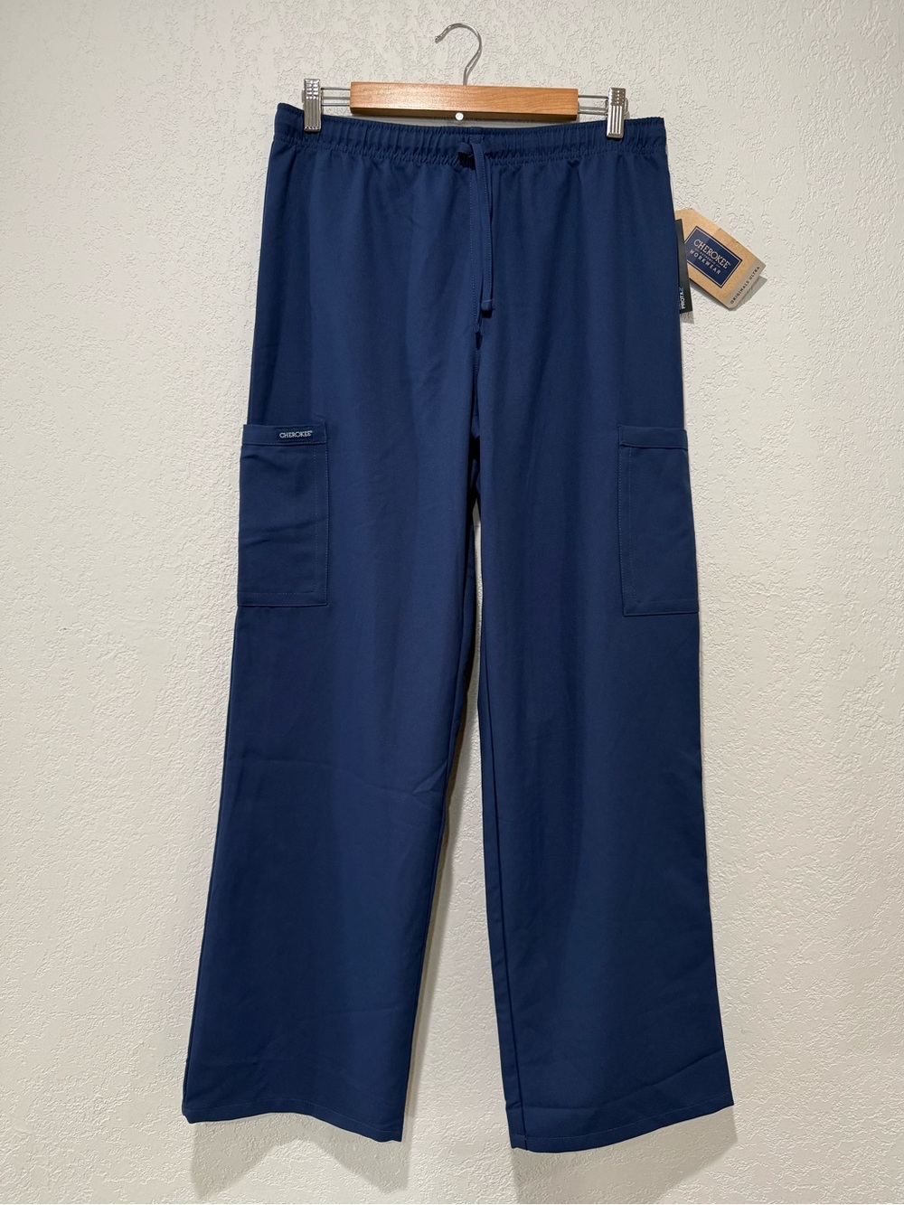 Cherokee Navy Cargo Scrub Pants